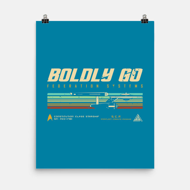Retro Vintage Starship-None-Matte-Poster-retrodivision