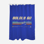 Retro Vintage Starship-None-Polyester-Shower Curtain-retrodivision