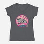 Fuji Hope-Womens-V-Neck-Tee-retrodivision
