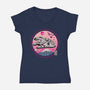 Fuji Hope-Womens-V-Neck-Tee-retrodivision