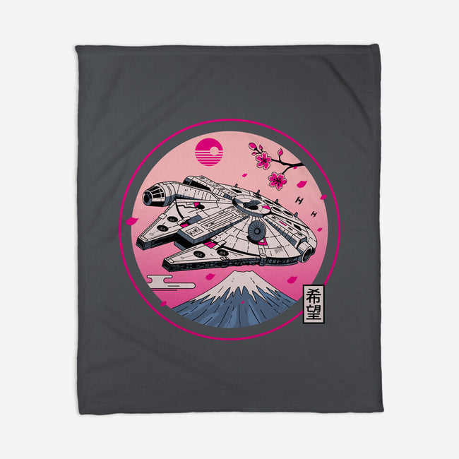 Fuji Hope-None-Fleece-Blanket-retrodivision