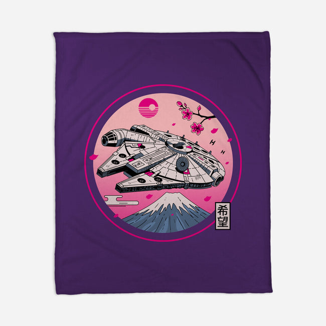 Fuji Hope-None-Fleece-Blanket-retrodivision
