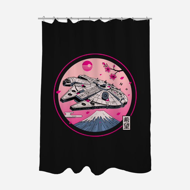 Fuji Hope-None-Polyester-Shower Curtain-retrodivision