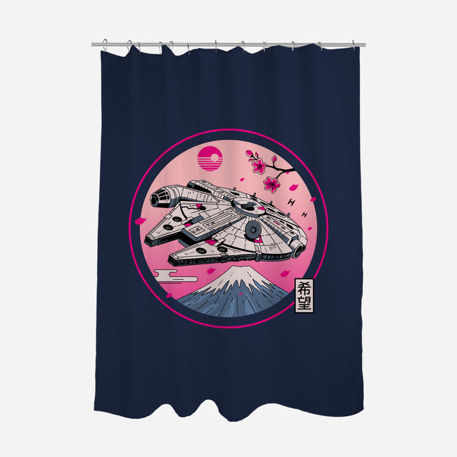 Fuji Hope-None-Polyester-Shower Curtain-retrodivision