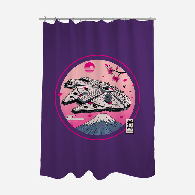 Fuji Hope-None-Polyester-Shower Curtain-retrodivision