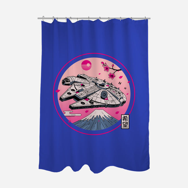 Fuji Hope-None-Polyester-Shower Curtain-retrodivision
