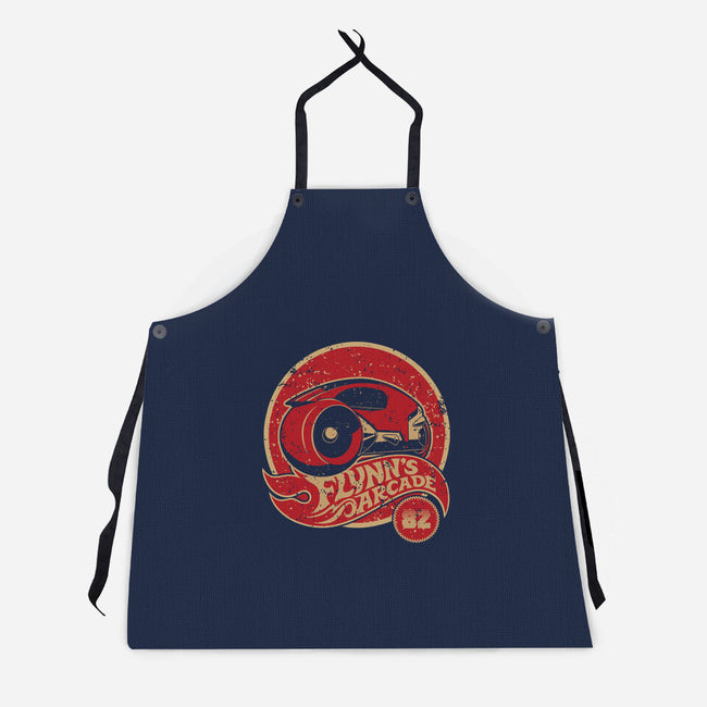 Flynn's Wheels-Unisex-Kitchen-Apron-retrodivision