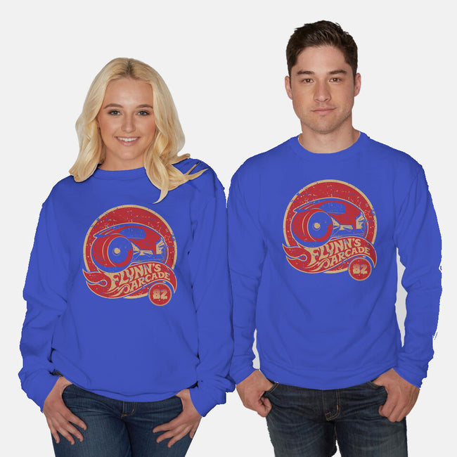Flynn's Wheels-Unisex-Crew Neck-Sweatshirt-retrodivision