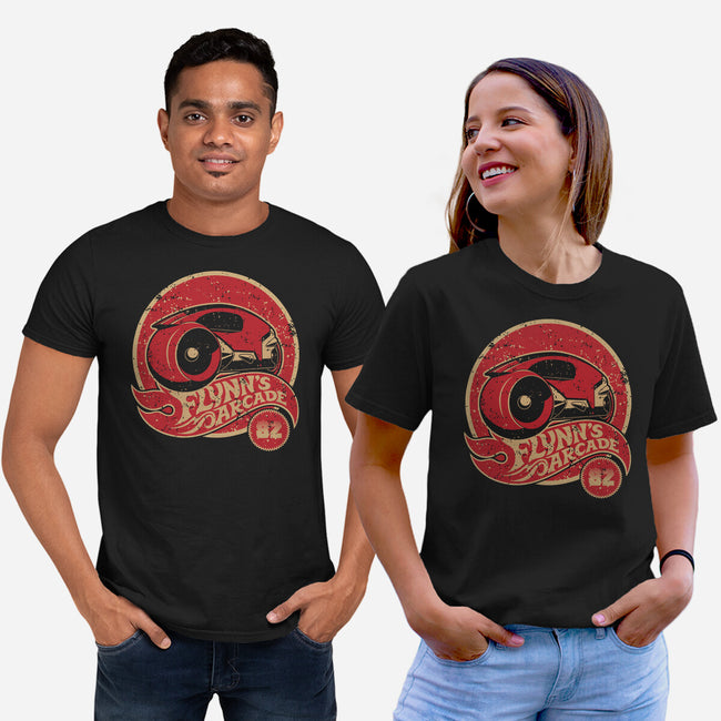 Flynn's Wheels-Unisex-Basic-Tee-retrodivision