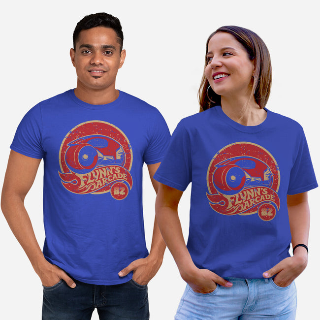 Flynn's Wheels-Unisex-Basic-Tee-retrodivision