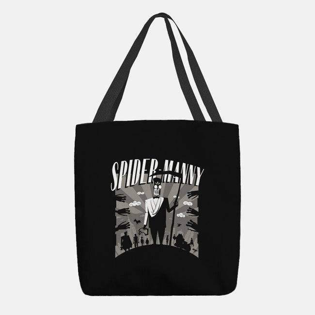 Spider Manny-None-Basic Tote-Bag-rocketman_art
