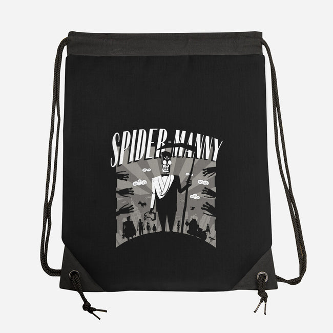 Spider Manny-None-Drawstring-Bag-rocketman_art