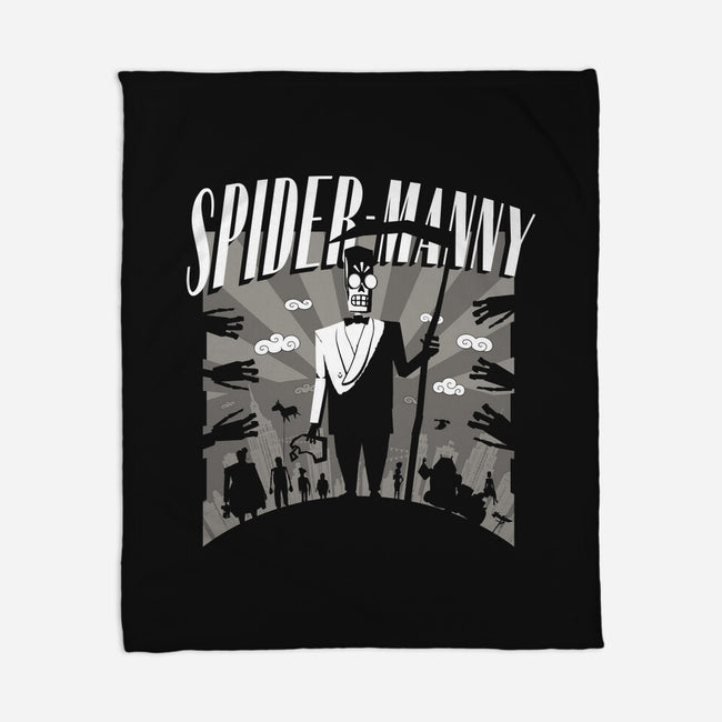 Spider Manny-None-Fleece-Blanket-rocketman_art