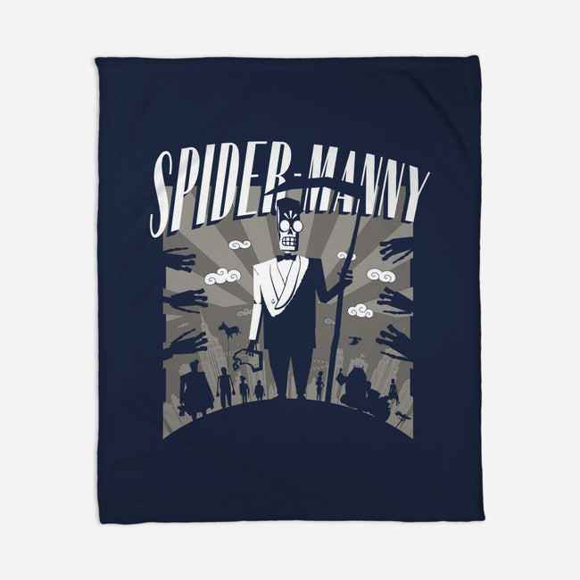 Spider Manny-None-Fleece-Blanket-rocketman_art
