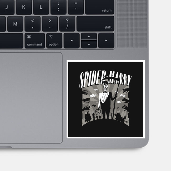 Spider Manny-None-Glossy-Sticker-rocketman_art