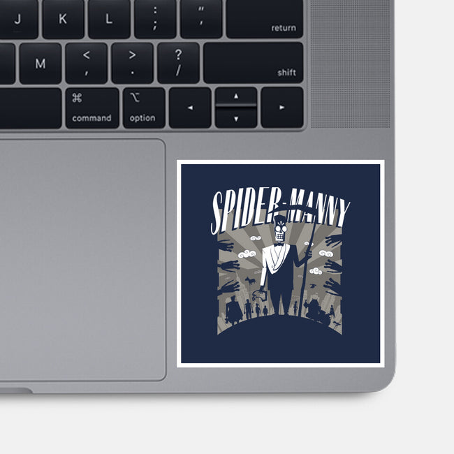 Spider Manny-None-Glossy-Sticker-rocketman_art