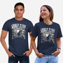 Spider Manny-Unisex-Basic-Tee-rocketman_art