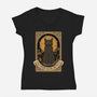 The Moon Made Me Do It-Womens-V-Neck-Tee-Thiago Correa