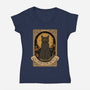 The Moon Made Me Do It-Womens-V-Neck-Tee-Thiago Correa
