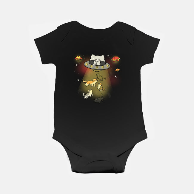 UFO Meow-Baby-Basic-Onesie-Freecheese