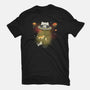 UFO Meow-Womens-Fitted-Tee-Freecheese