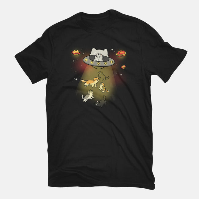 UFO Meow-Mens-Heavyweight-Tee-Freecheese