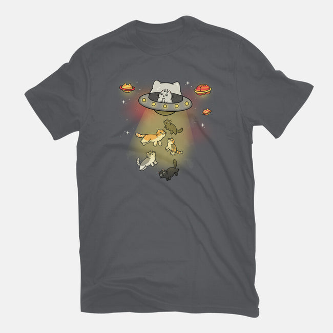 UFO Meow-Mens-Heavyweight-Tee-Freecheese