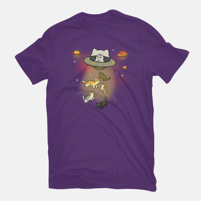UFO Meow-Mens-Basic-Tee-Freecheese