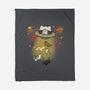 UFO Meow-None-Fleece-Blanket-Freecheese