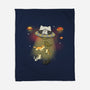 UFO Meow-None-Fleece-Blanket-Freecheese