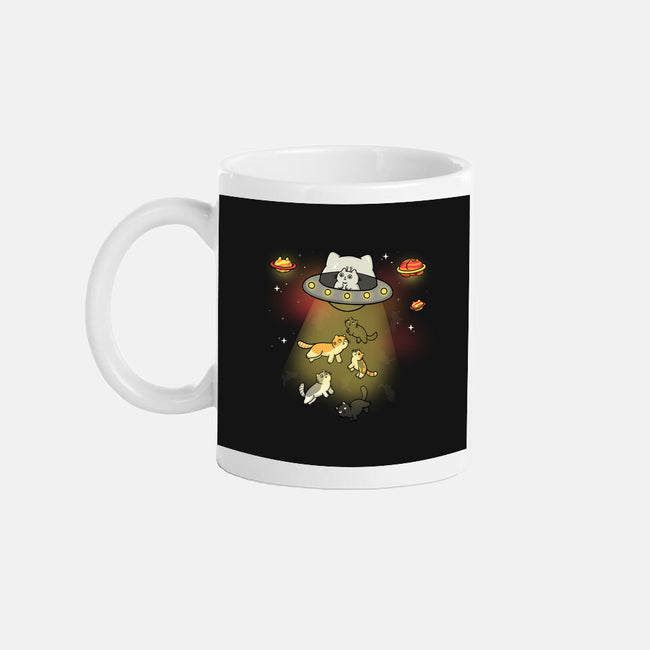 UFO Meow-None-Mug-Drinkware-Freecheese