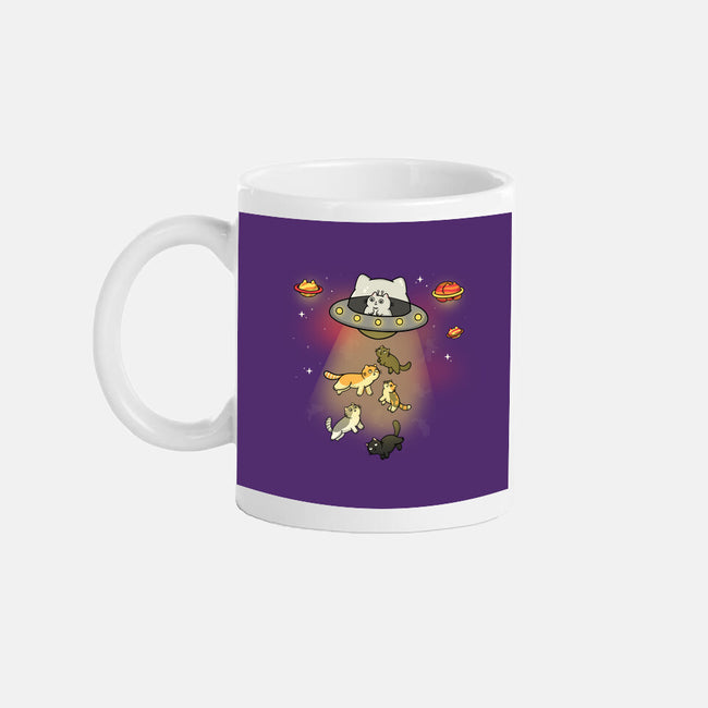 UFO Meow-None-Mug-Drinkware-Freecheese