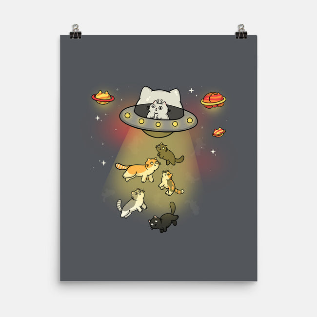 UFO Meow-None-Matte-Poster-Freecheese
