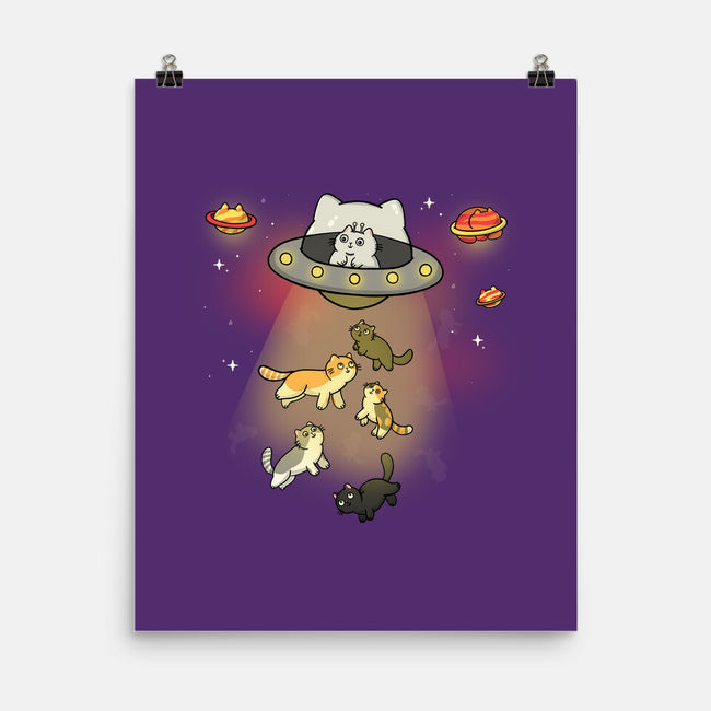UFO Meow-None-Matte-Poster-Freecheese