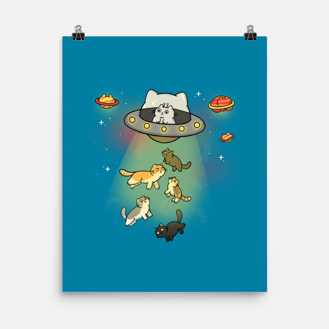UFO Meow-None-Matte-Poster-Freecheese