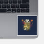 UFO Meow-None-Glossy-Sticker-Freecheese