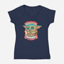 Baby Noodles-Womens-V-Neck-Tee-Samuel
