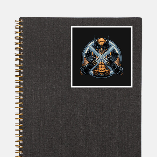 Become Indestructible-None-Glossy-Sticker-glitchygorilla