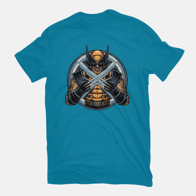 Become Indestructible-Mens-Basic-Tee-glitchygorilla