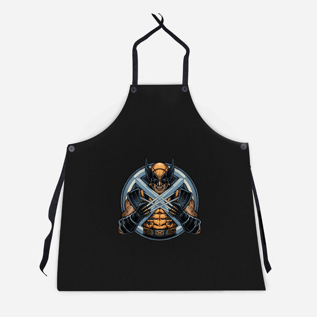 Become Indestructible-Unisex-Kitchen-Apron-glitchygorilla