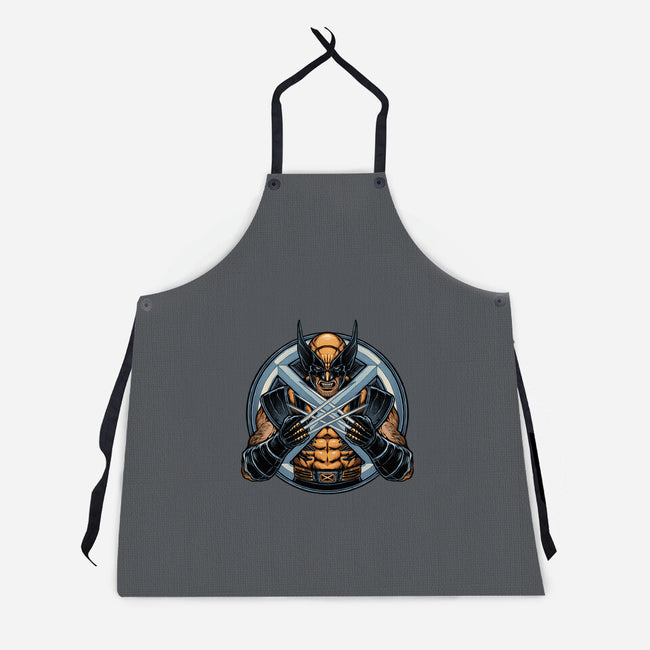 Become Indestructible-Unisex-Kitchen-Apron-glitchygorilla