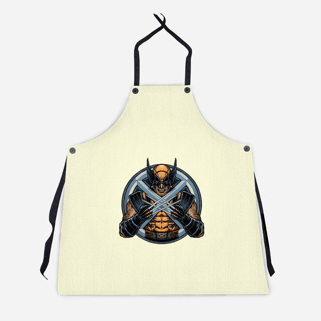 Become Indestructible-Unisex-Kitchen-Apron-glitchygorilla