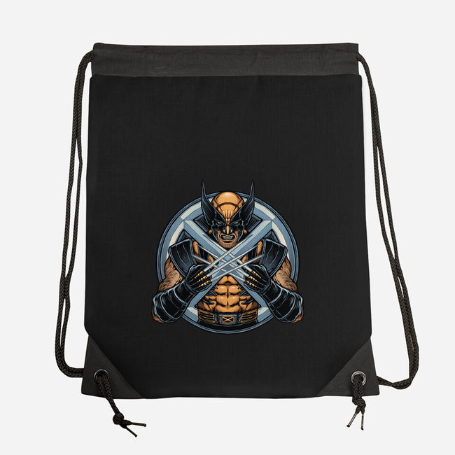 Become Indestructible-None-Drawstring-Bag-glitchygorilla