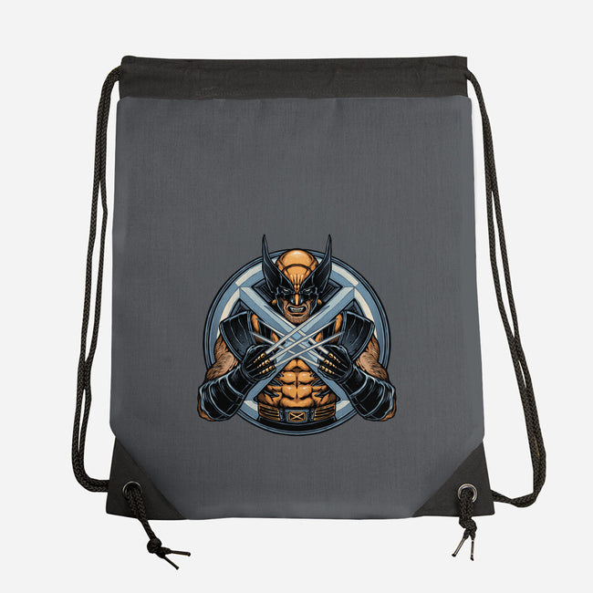 Become Indestructible-None-Drawstring-Bag-glitchygorilla