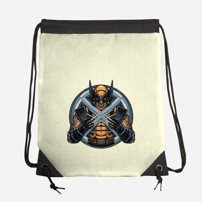 Become Indestructible-None-Drawstring-Bag-glitchygorilla