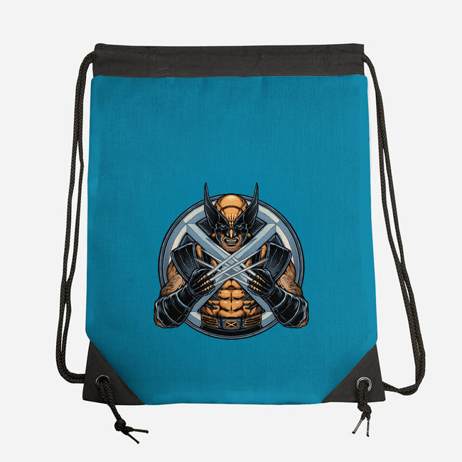 Become Indestructible-None-Drawstring-Bag-glitchygorilla