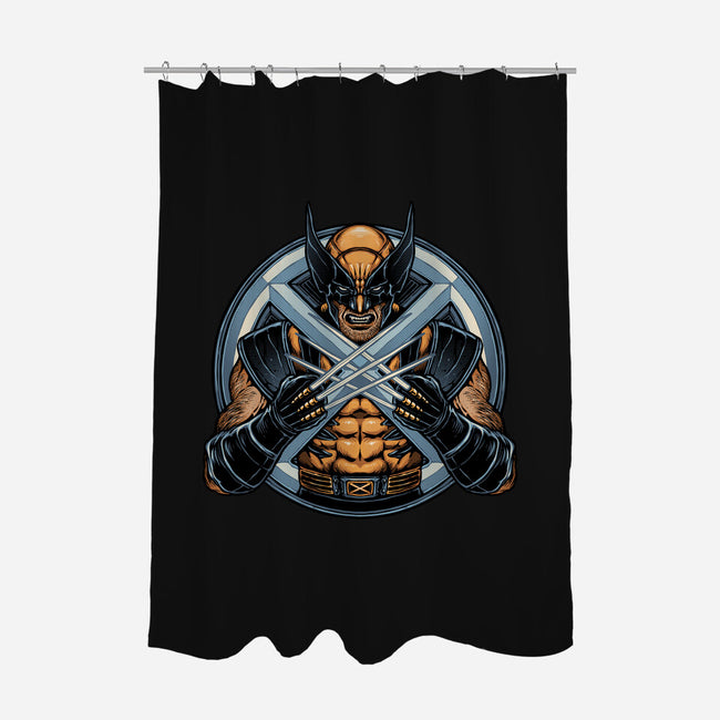 Become Indestructible-None-Polyester-Shower Curtain-glitchygorilla