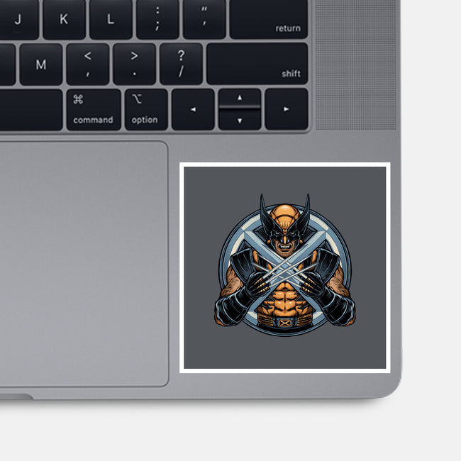 Become Indestructible-None-Glossy-Sticker-glitchygorilla
