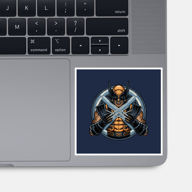 Become Indestructible-None-Glossy-Sticker-glitchygorilla
