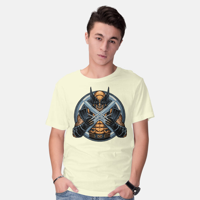 Become Indestructible-Mens-Basic-Tee-glitchygorilla